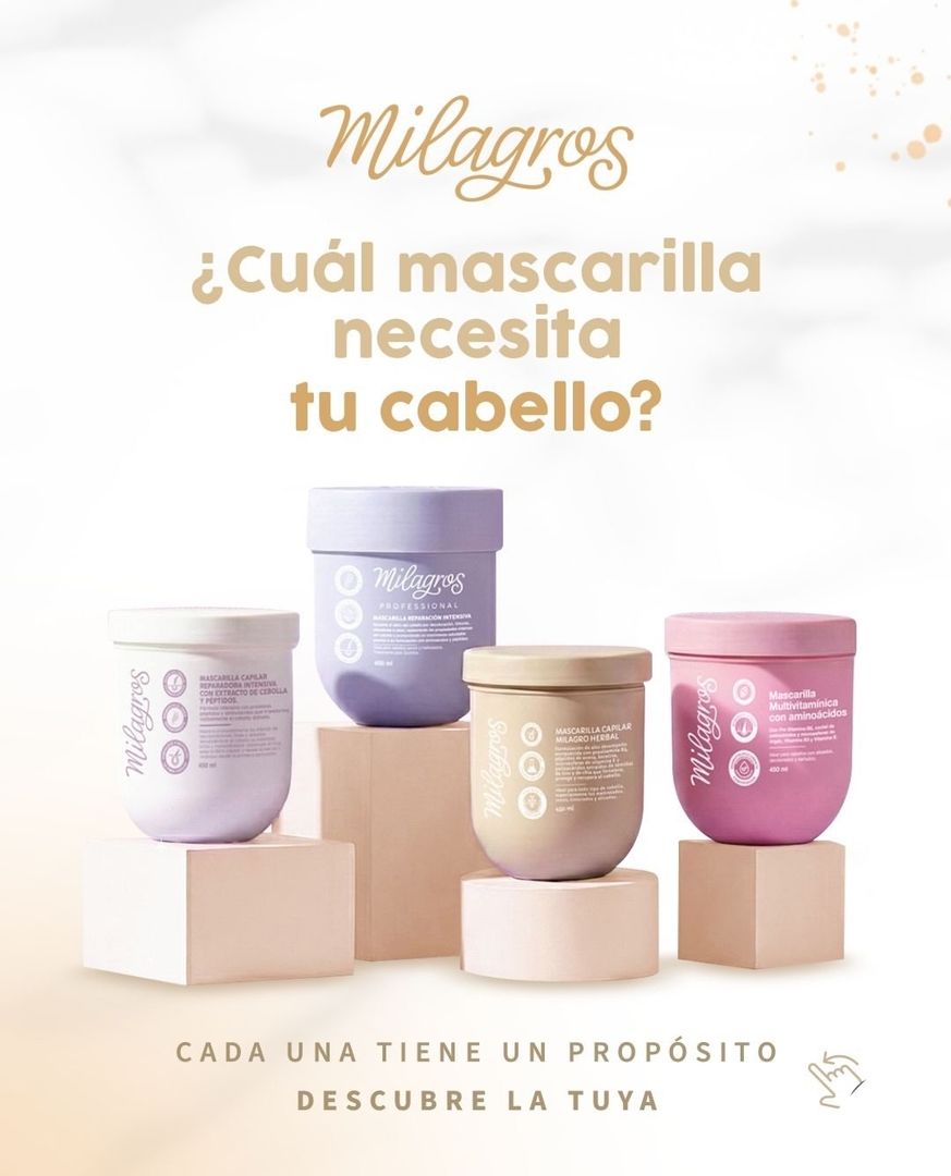 Mascarillas capilares Milagros