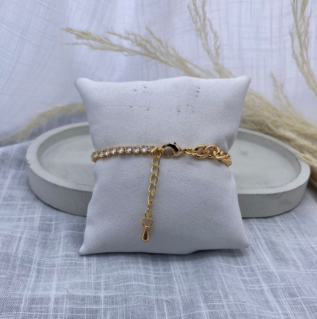 Pulsera, oro rosa, covergold 