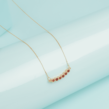 Imagen del producto CADENA VENECIANA + DIJE GRANATE