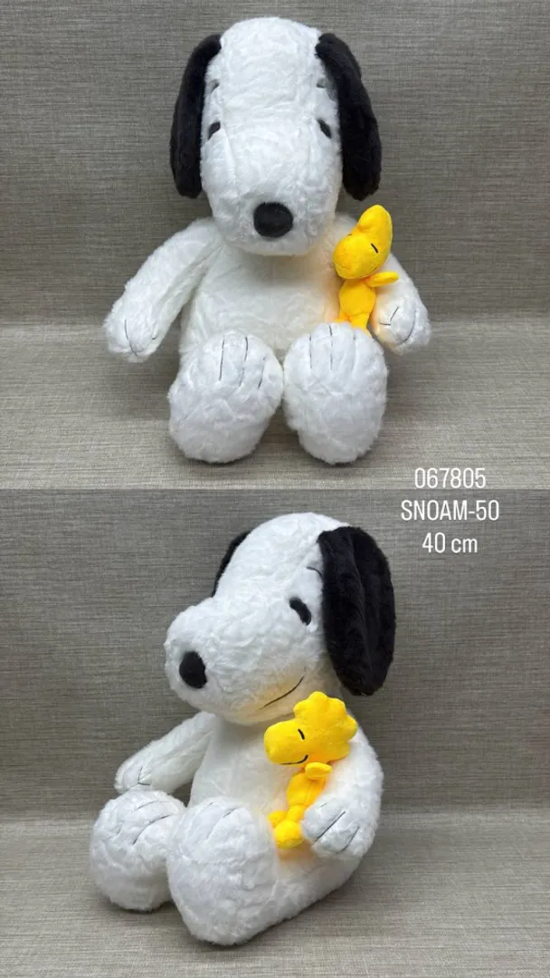 SNOOPY CON  WOODSTOCK DE 40 CM 