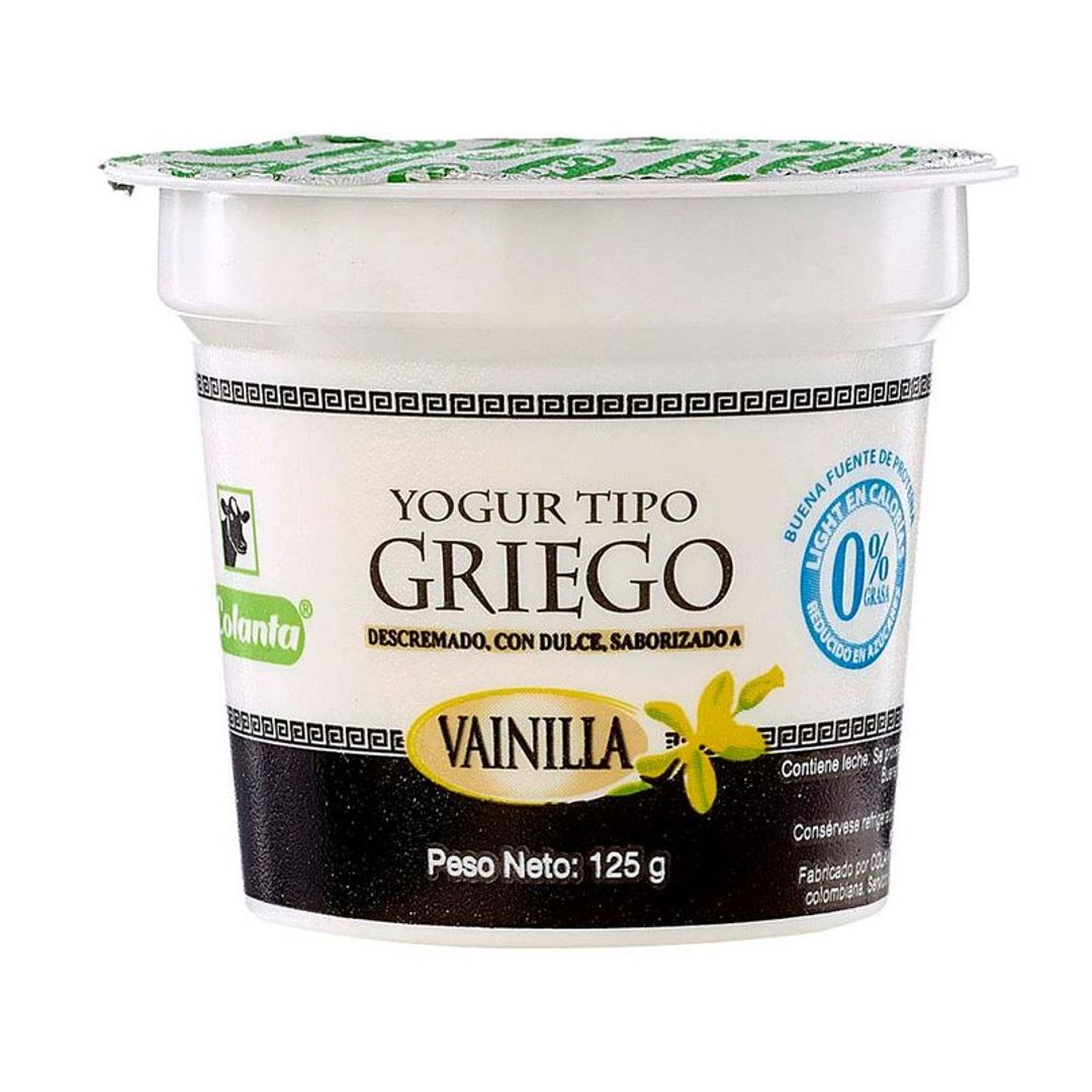 YOGURT GRIEGO VAINILLA COLANTA*125G
