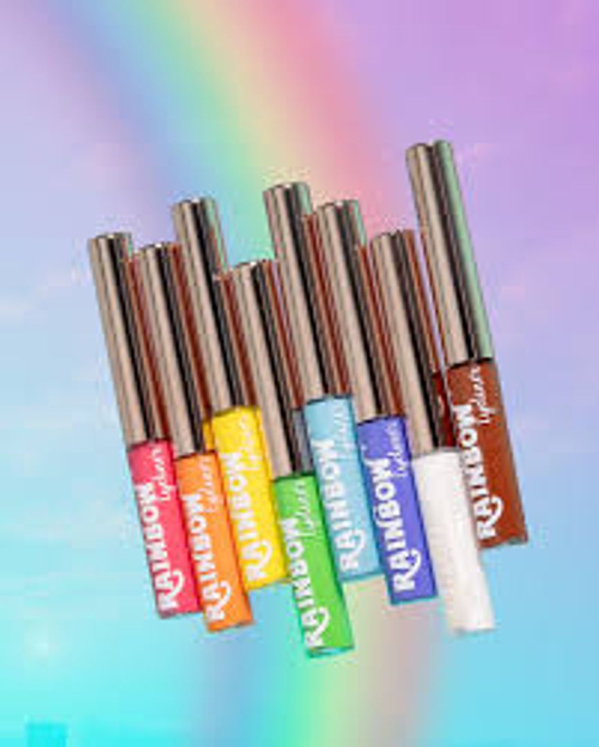 Kit X8 Delineadores Matte Coloridos Rainbow Trendy Ref RE15