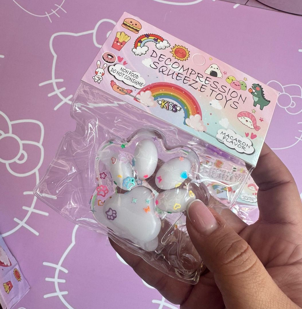 Squishie huella brillos 