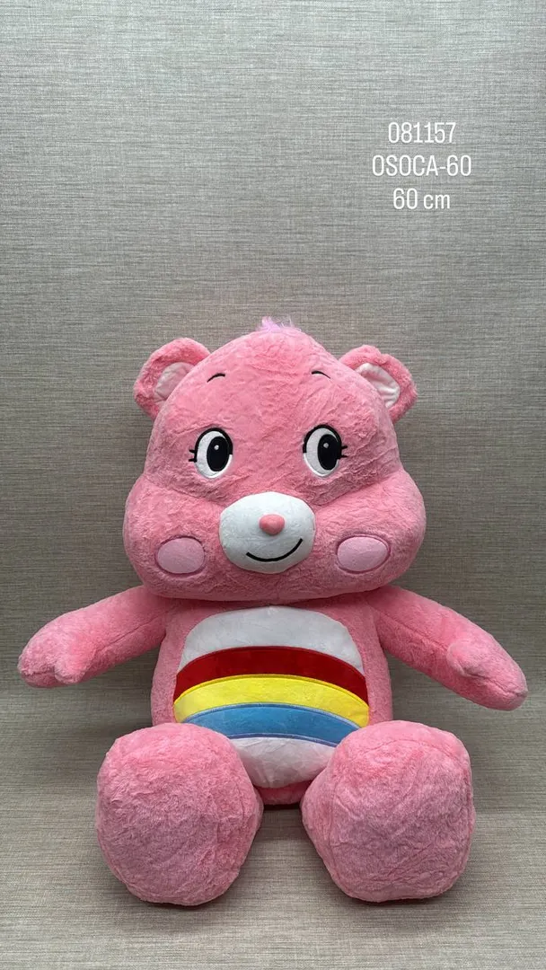 OSO CARIÑOSO ROSA DE 60 CM 
