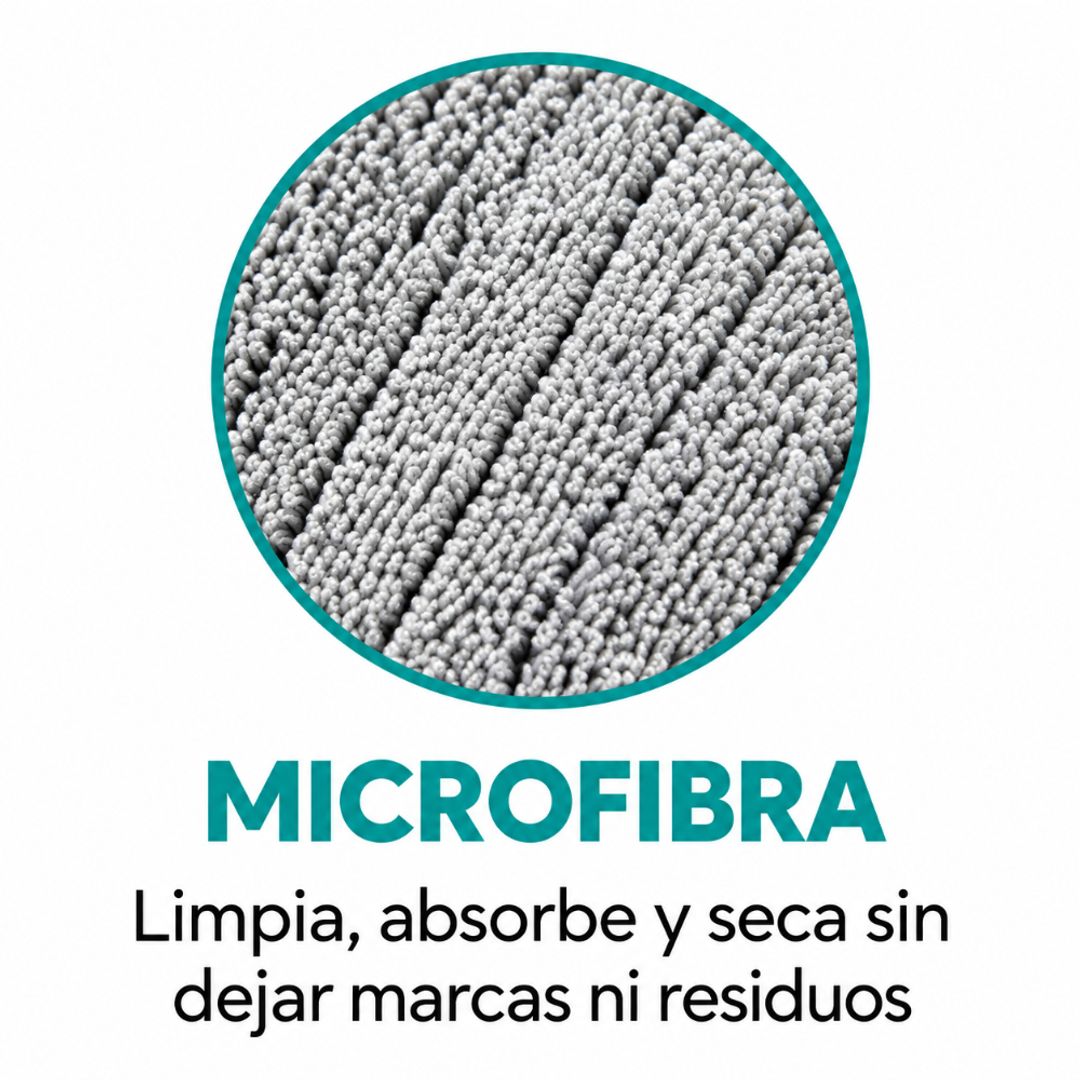 Trapeador de Microfibra Plano
