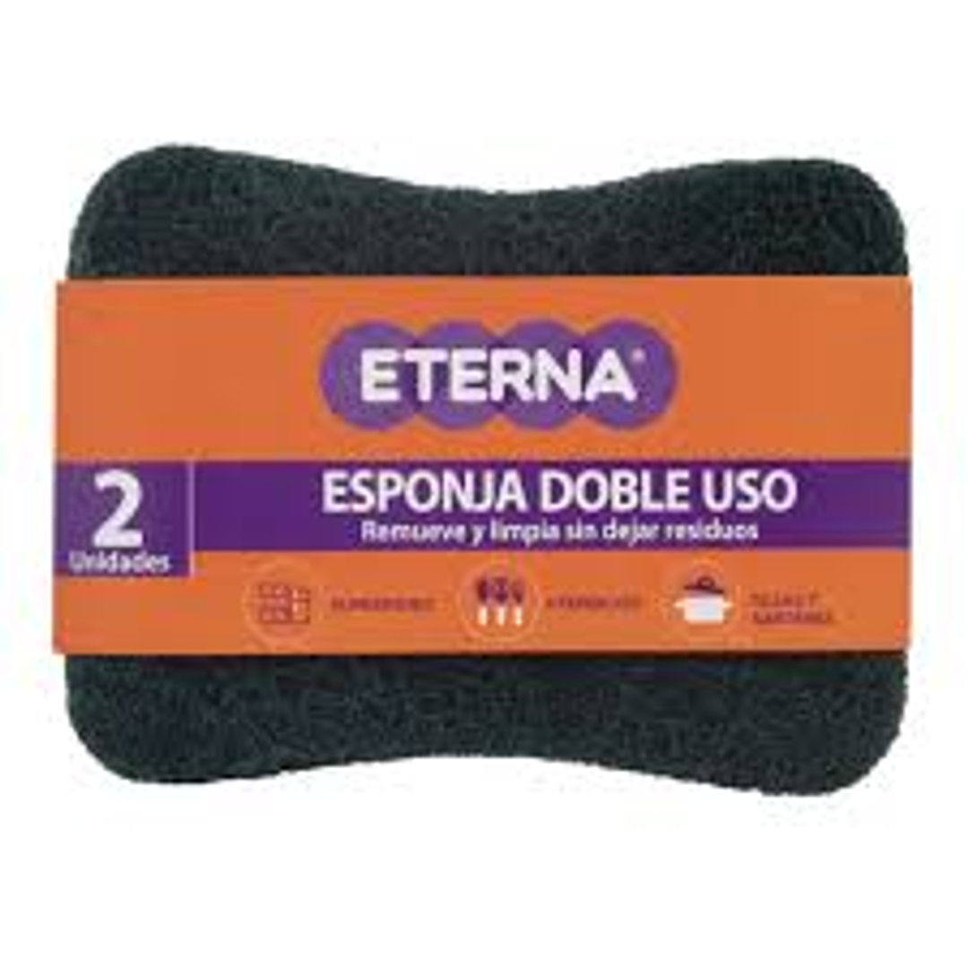 ESPONJA DOBLE USO*2 ETERNA