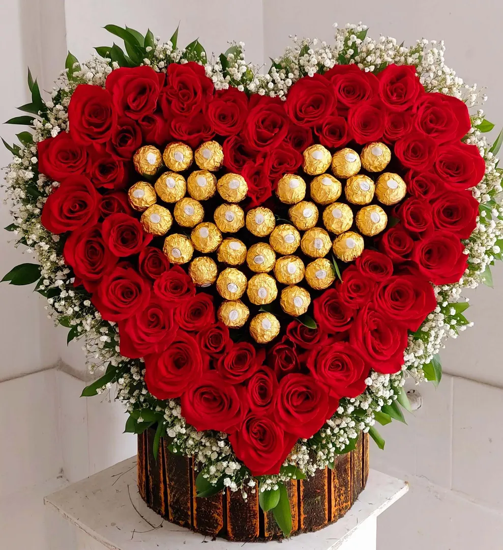 corazon soporte rojo