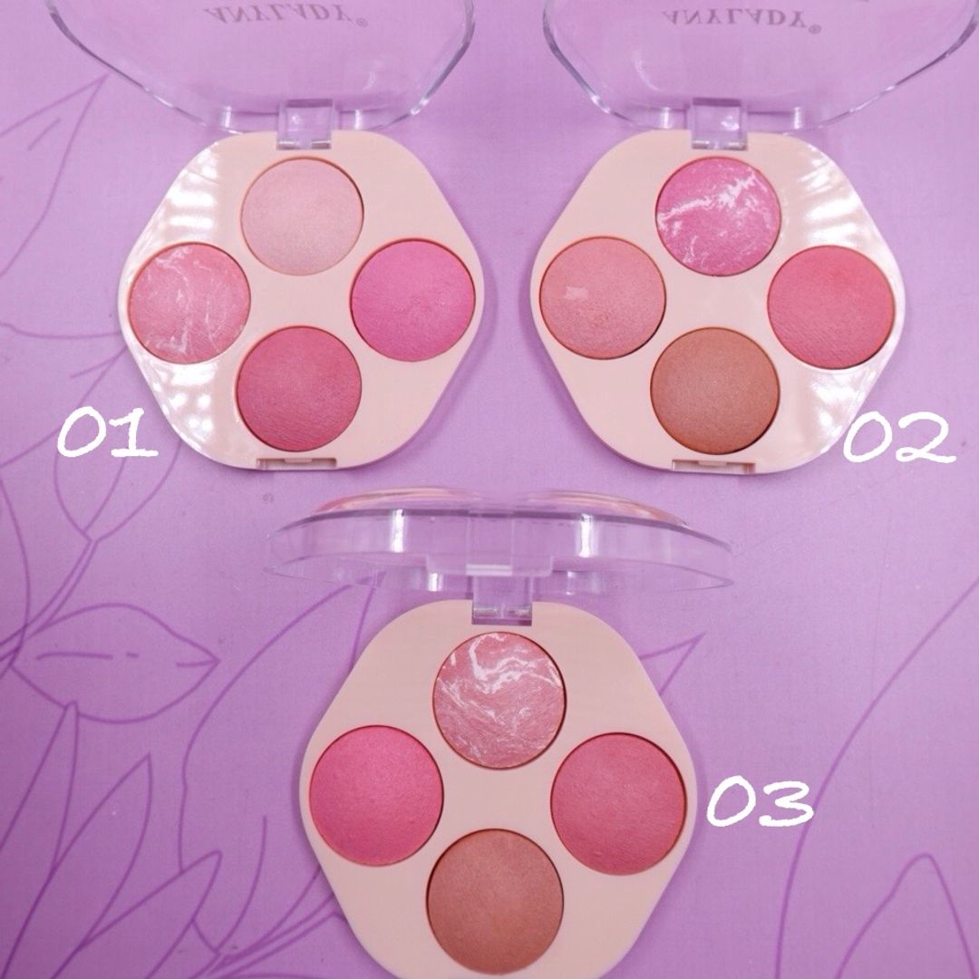 PALETA DE RUBOR BAKED x4 ANYLADY