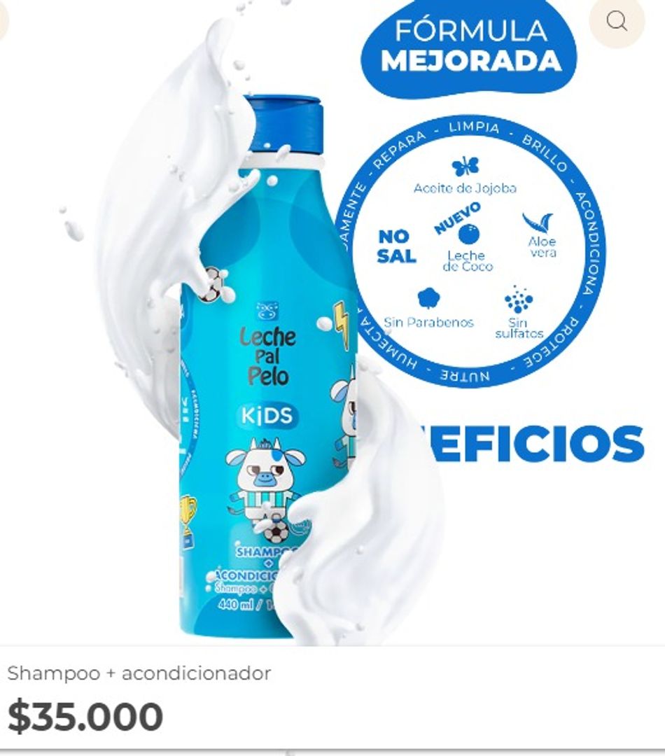 Shampoo + Acondicionador Kids