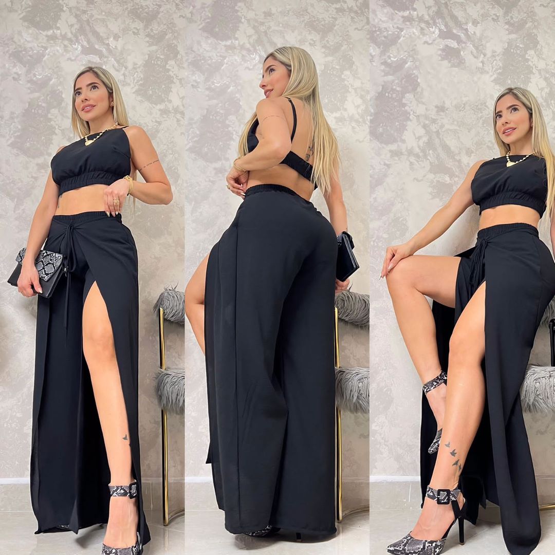 SET DE FALDA PANTALON