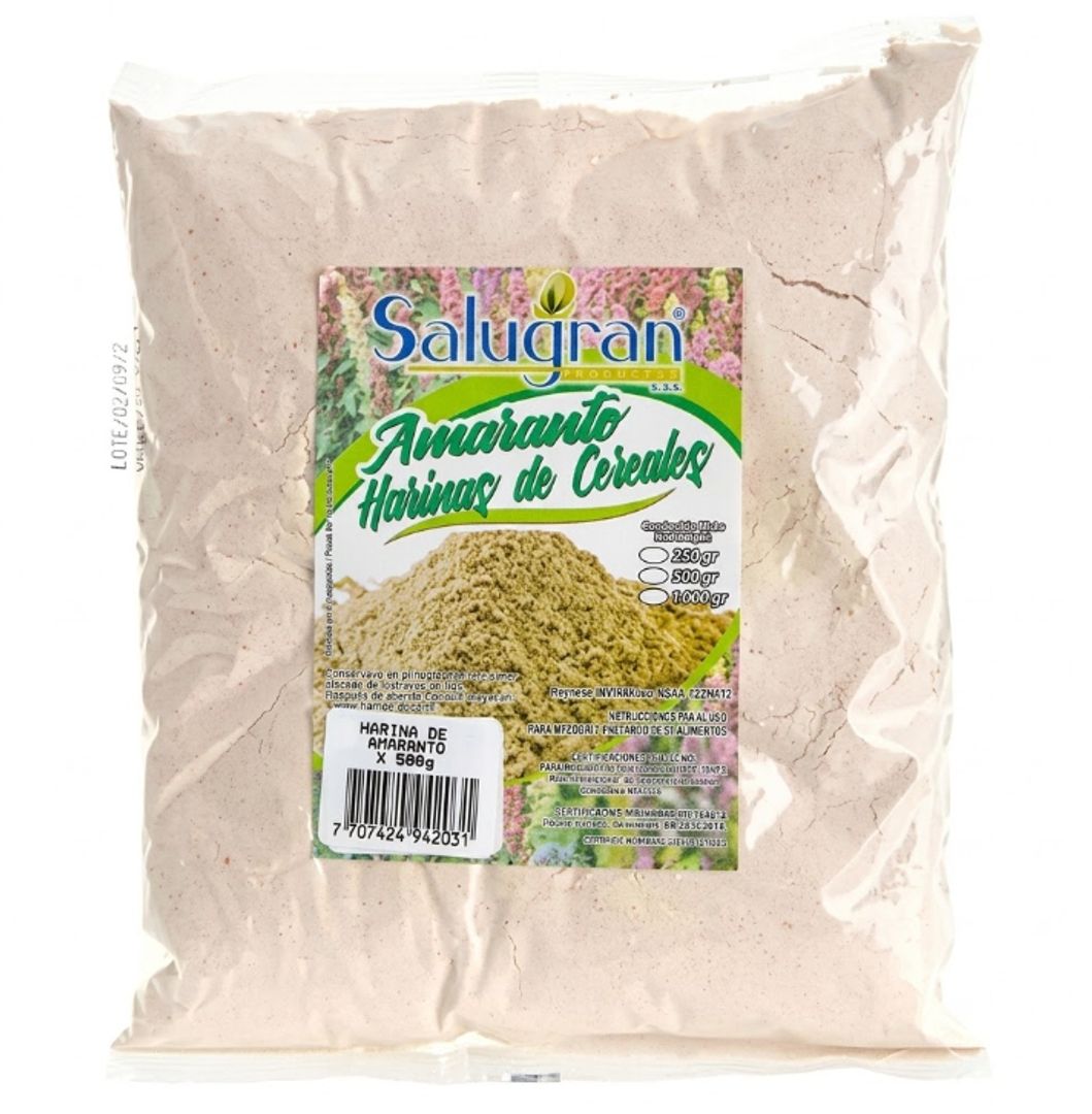 HARINA DE AMARANTO X 500GR SALUGRAN