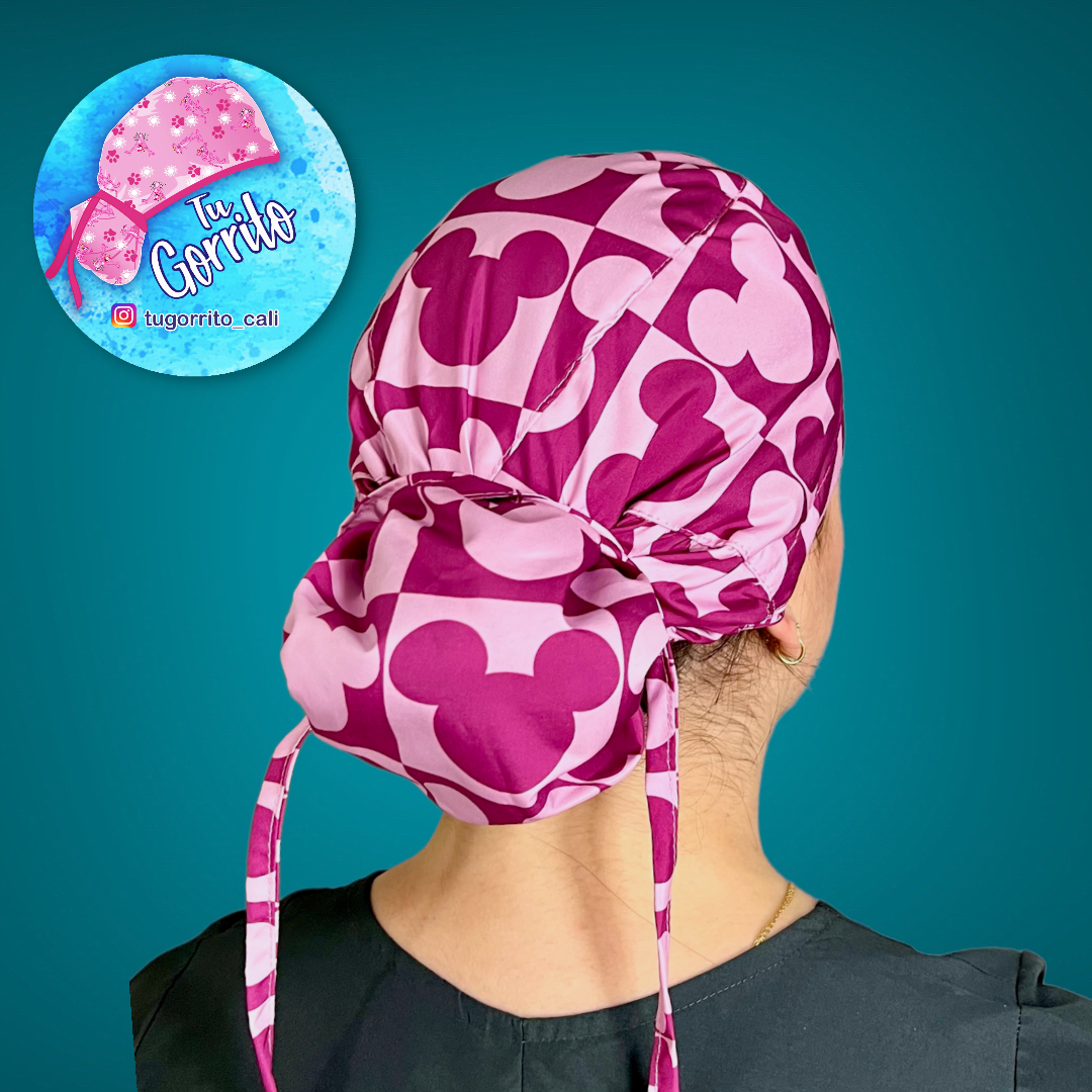 Mickey silueta fucsia 