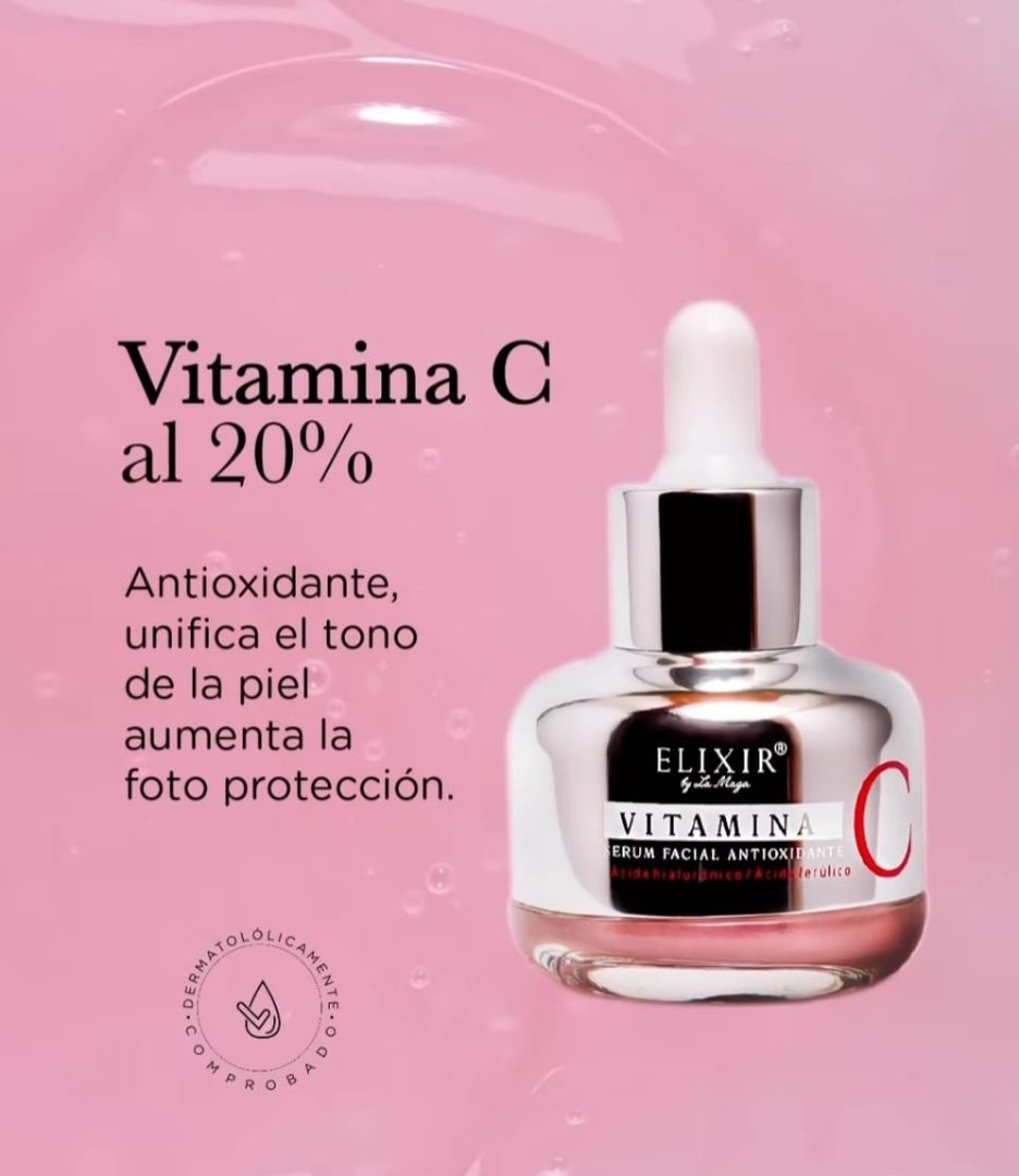 Serum facial vitamina C de Elixir by la Maga