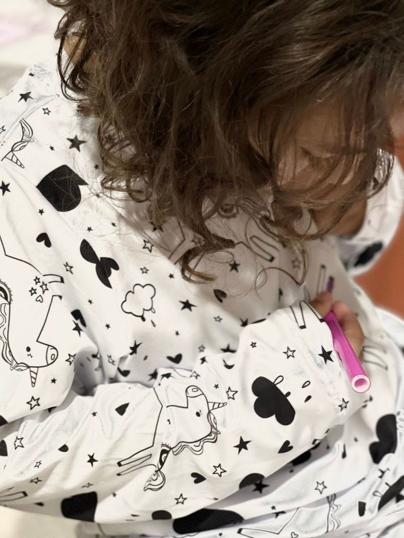 PIJAMA PINTABLE UNICORNIO