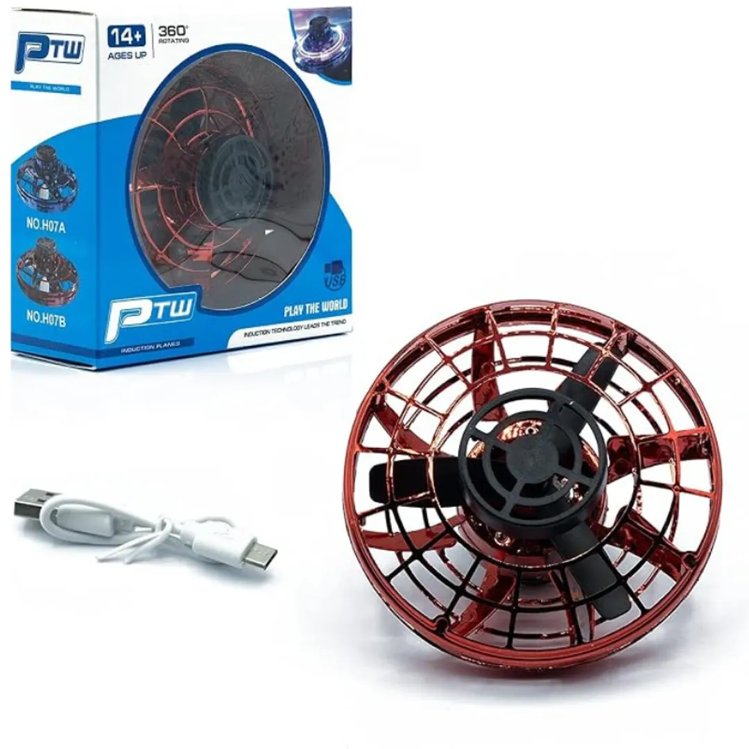 SPINNER VOLADOR JUGUETE CON LUZ RGB GIRATORIO