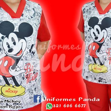 Imagen del producto Uniforme antifluido estampado en frente