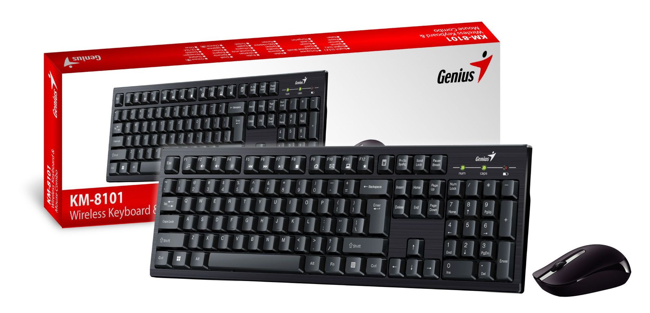 Combo Mouse y teclado Genius Inalámbrico