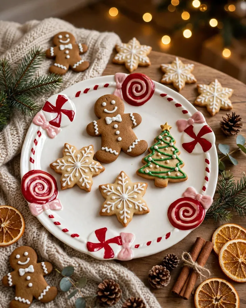 Plato navideño 