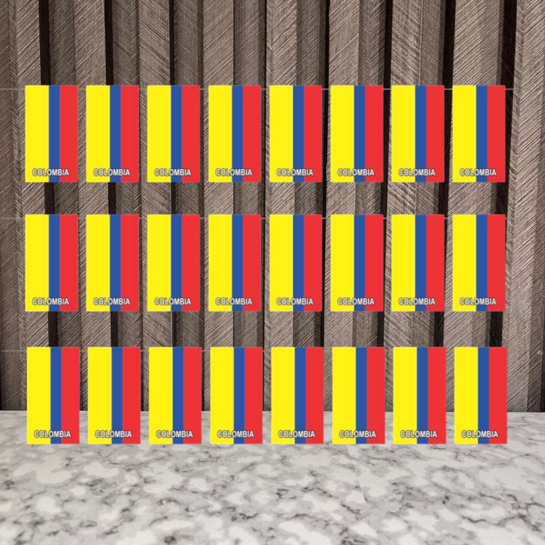 BANDERA LARGA COLOMBIA X 10 