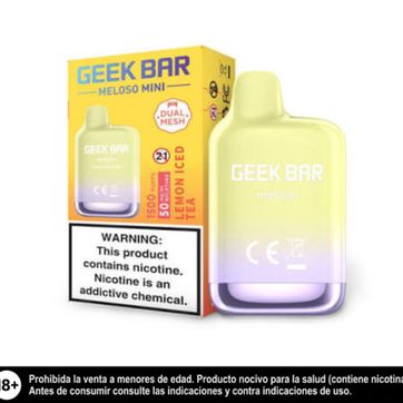 Imagen del producto Geek Bar Lemon Iced Tea 1500 Puffs Meloso Mini