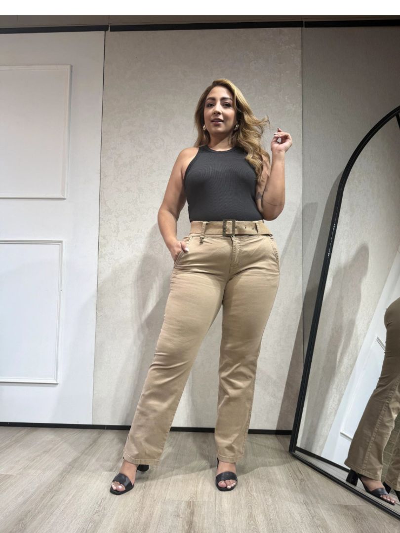 Jean plus rídigo bota recta