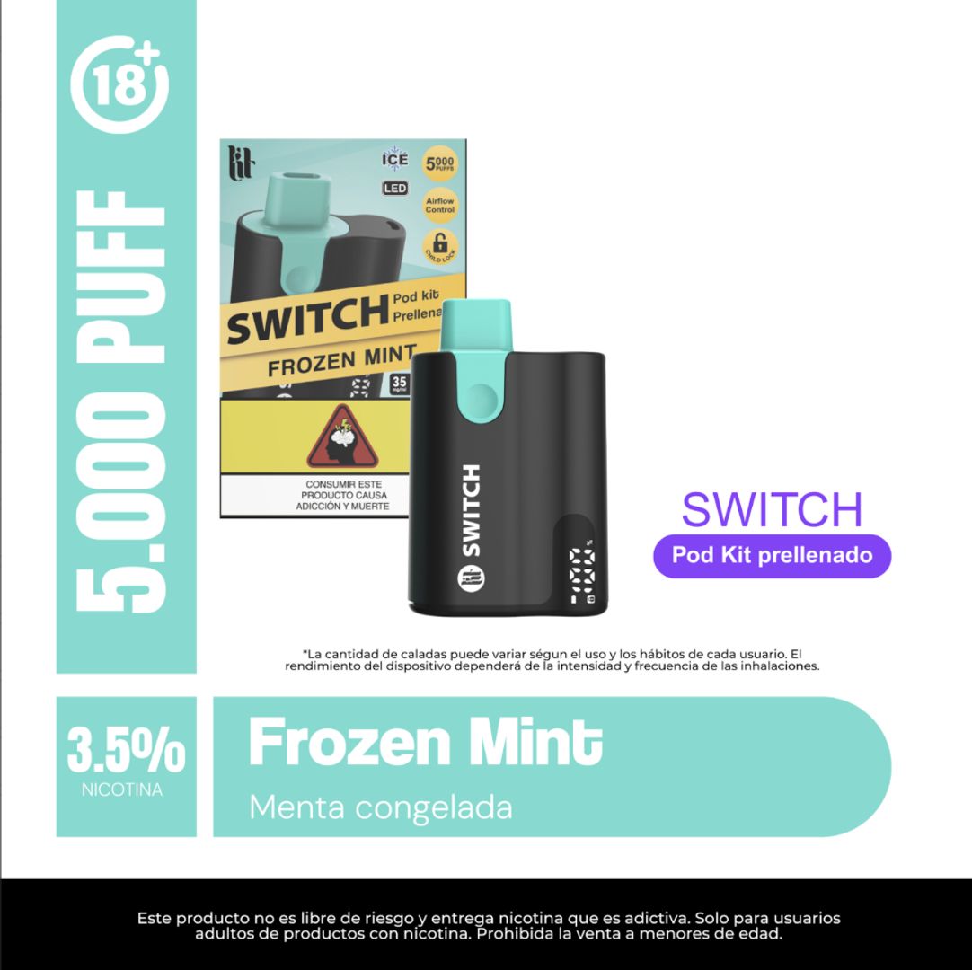 Lit Kit Switch 5.000 Puff 3% Nic Frozen Mint