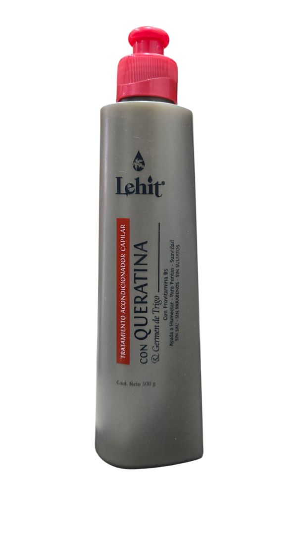 Tratamiento Acondicionador Lehit con Queratina y Germen de Trigo