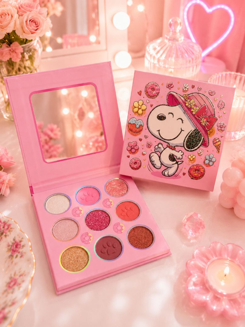 Paleta sombras x12 snoopy 