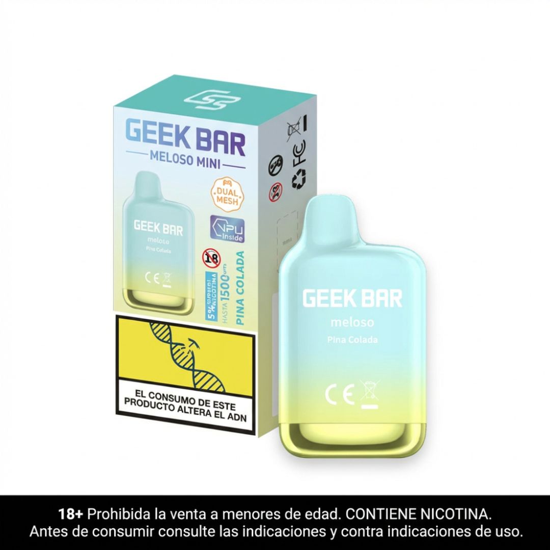 Geek Bar Piña Colada 1500 Puffs Meloso Mini