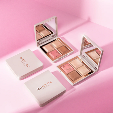 Imagen del producto Paleta Light Set Montoc – rubor, iluminador y bronceador