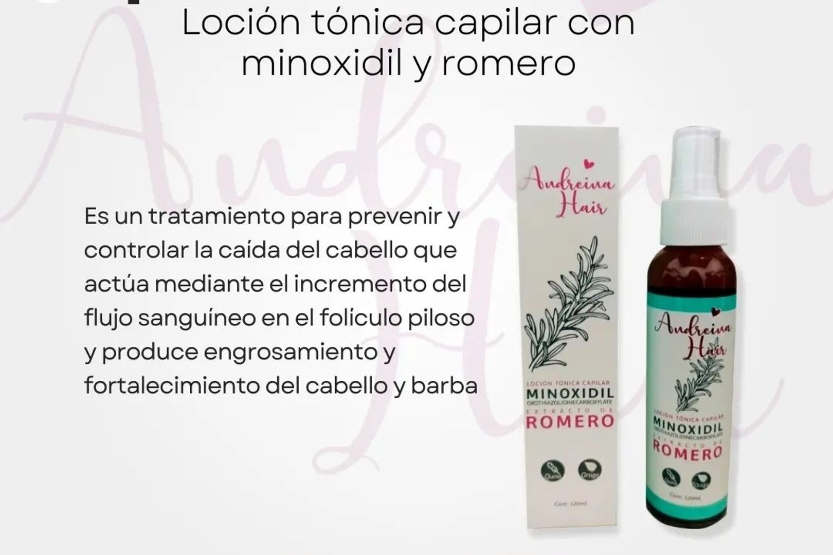 Tónico Capilar Andreina Hair