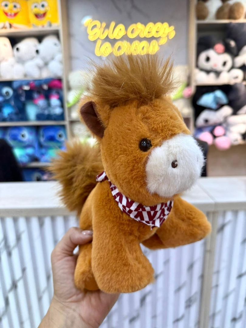 CABALLO PAÑOLETA de peluche 30cm
