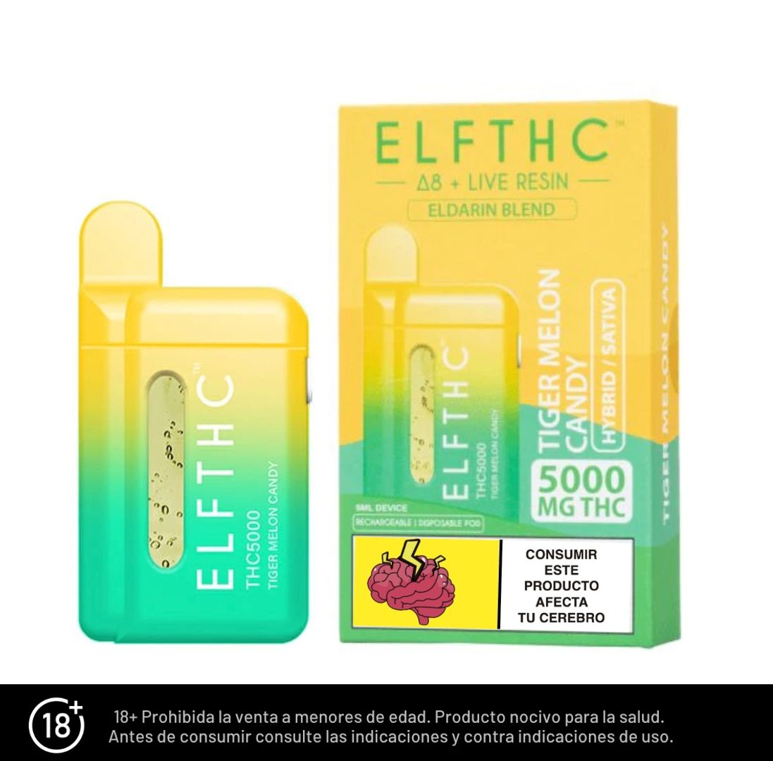 Elfbar Th5000 Tiger Melon Candy 5ml Hybrid/sativ