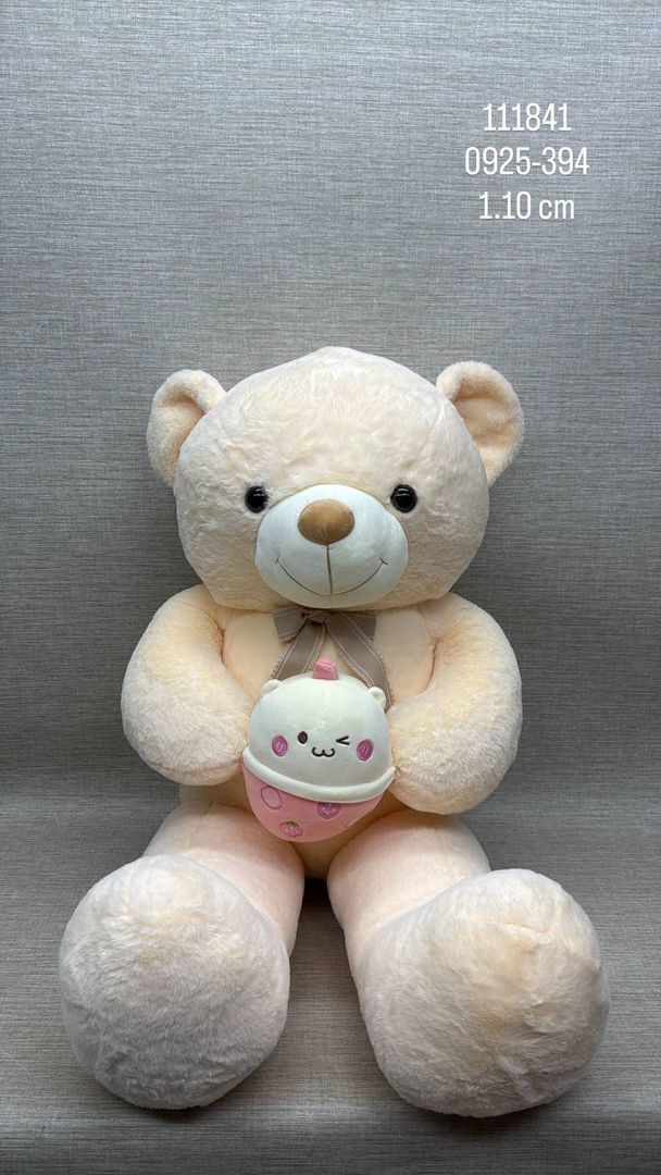 OSO PATAS LARGAS CON VASO 1.10 CM