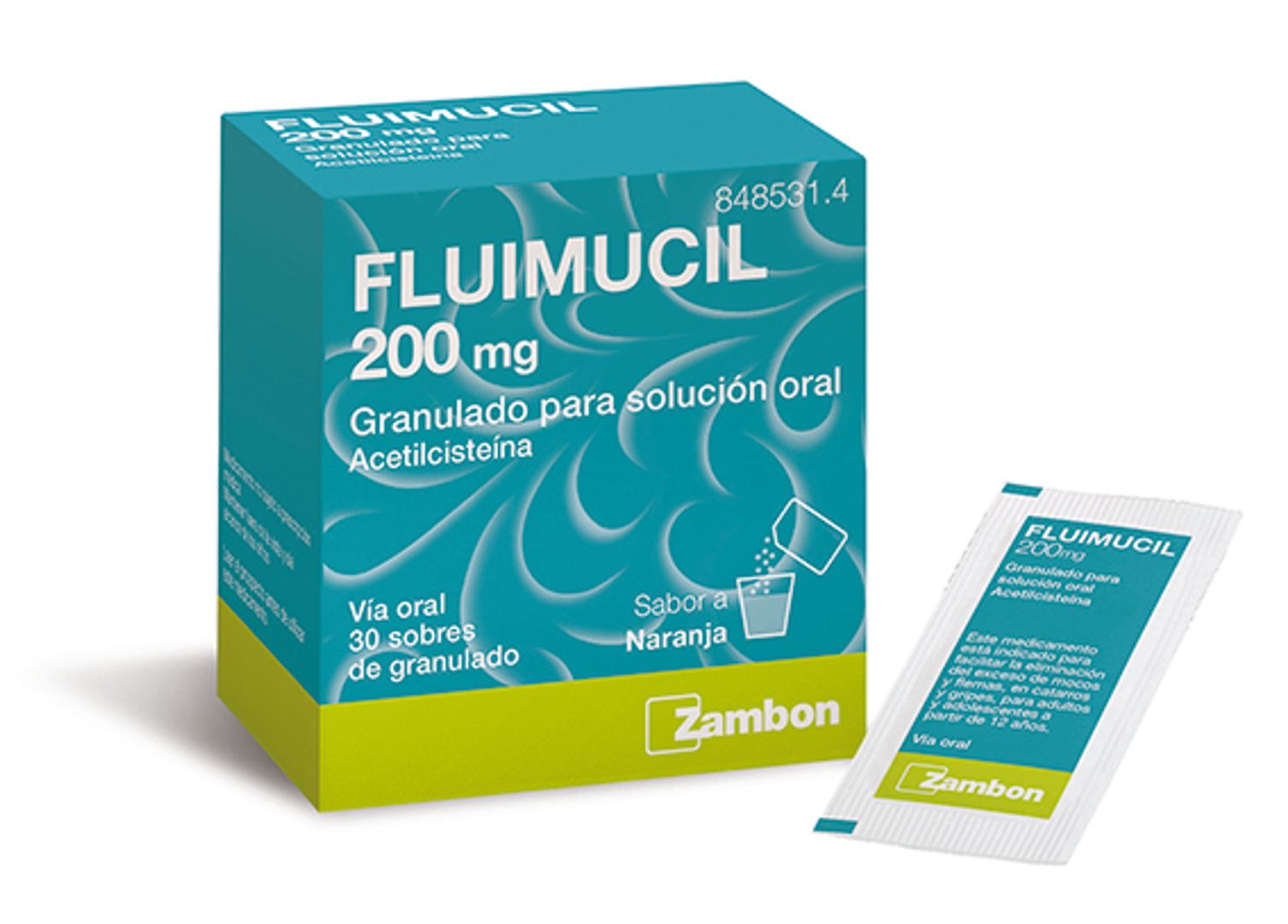 FLUIMUCIL 200MG SOBRE X 3GR
