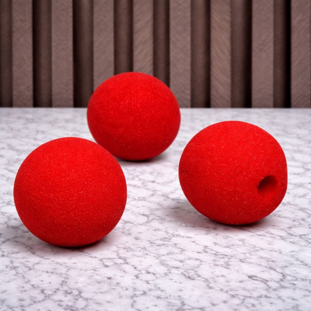 NARIZ PAYASO ESPUMA x 12 UNIDADES 