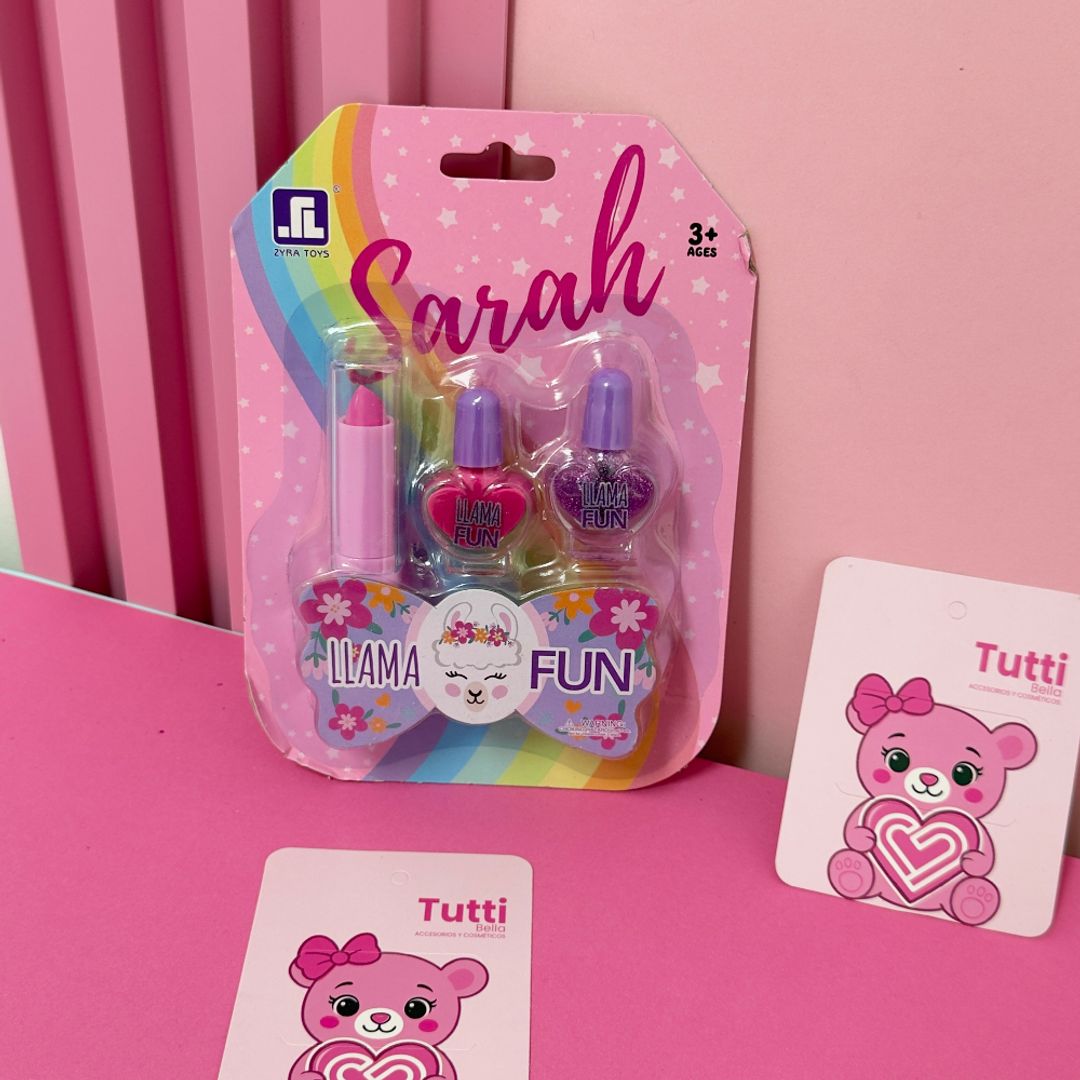 KIT DE ESMALTES/  MAQUILLAJE INFANTIL 