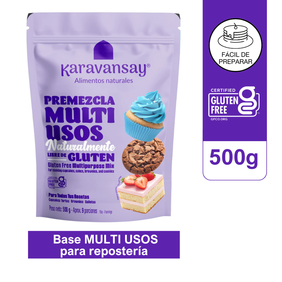 PREMEZCLA MULTIUSOS LIBRE DE GLUTEN KARAVANSAY*500G