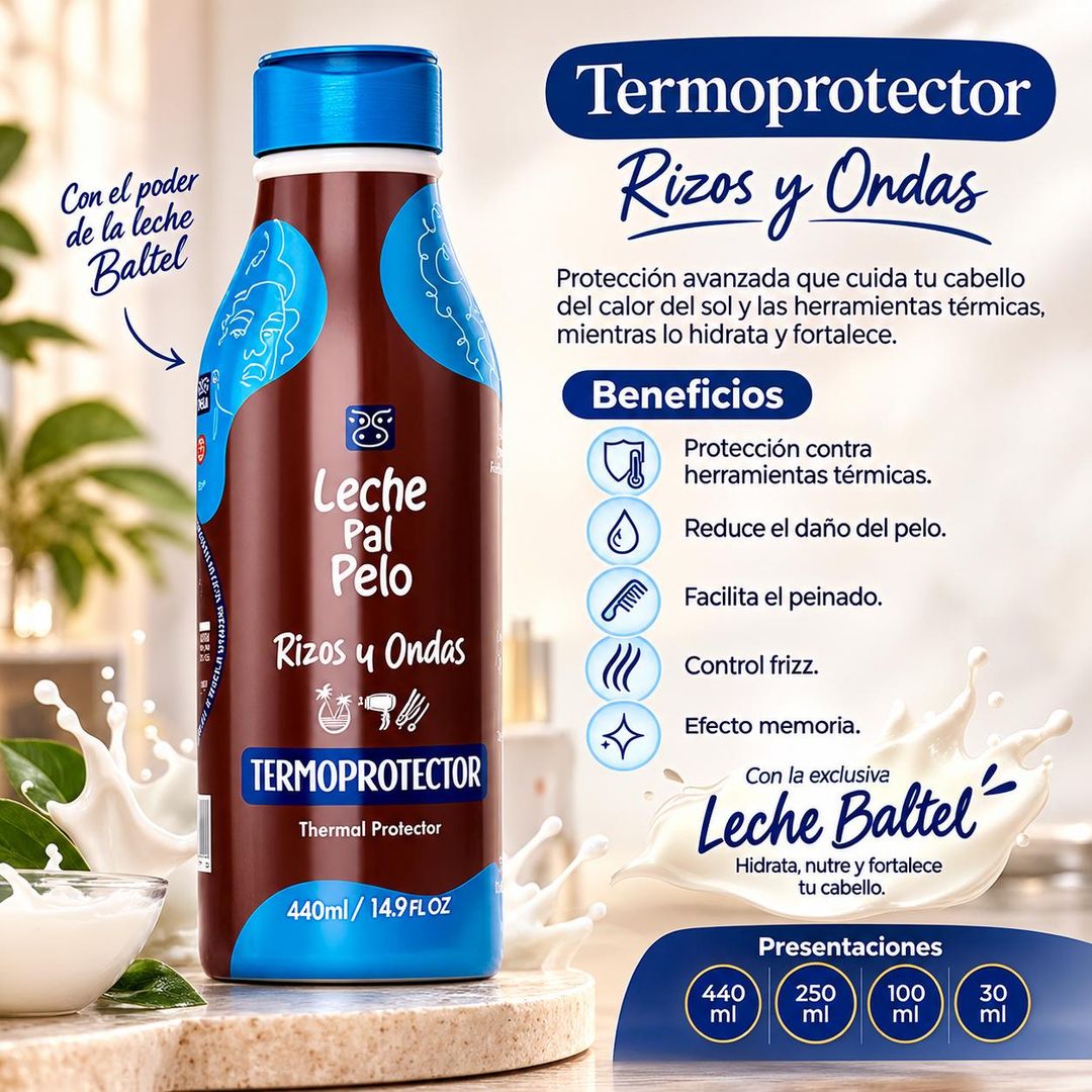 LECHE PAL PELO TERMOPROTECTOR RIZOS & ONDAS
