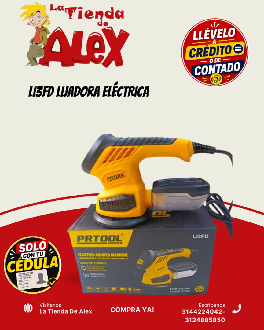 LI3FD LIJADORA ELÉCTRICA