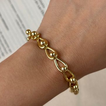 Imagen del producto Pulsera balín entrelazado 