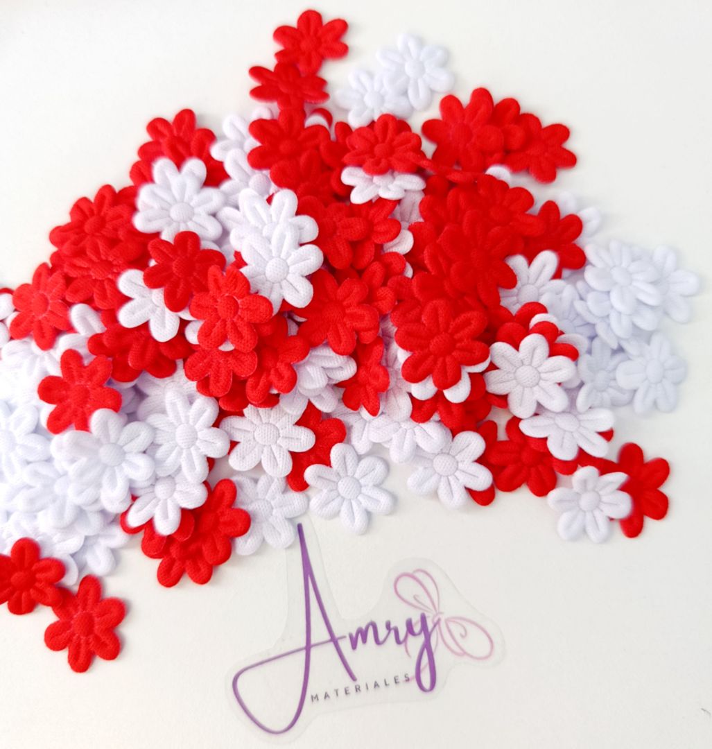 100 Unid. Roja y Blanca Surtidas 