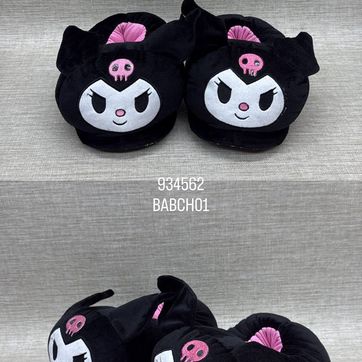Imagen del producto BABUCHA DE KUROMI TONO NEGRO