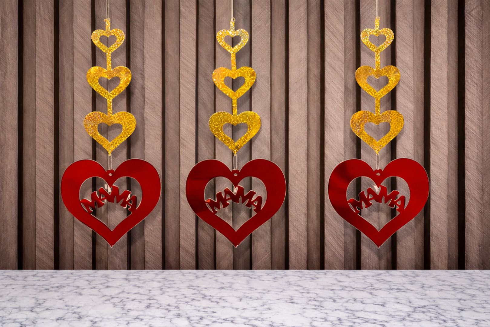 LLUVIA CORAZÓN MAMÁ X3 