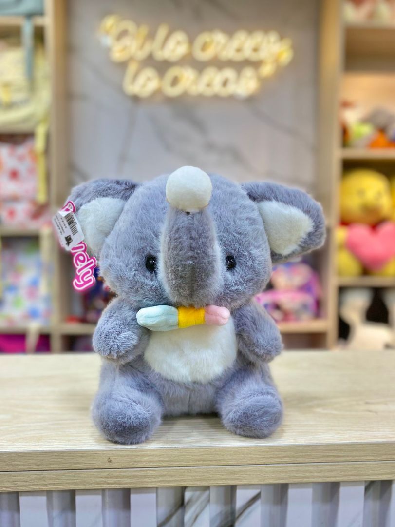 PELUCHE ELEFANTE CORBATÍN ( 19 CM ) 