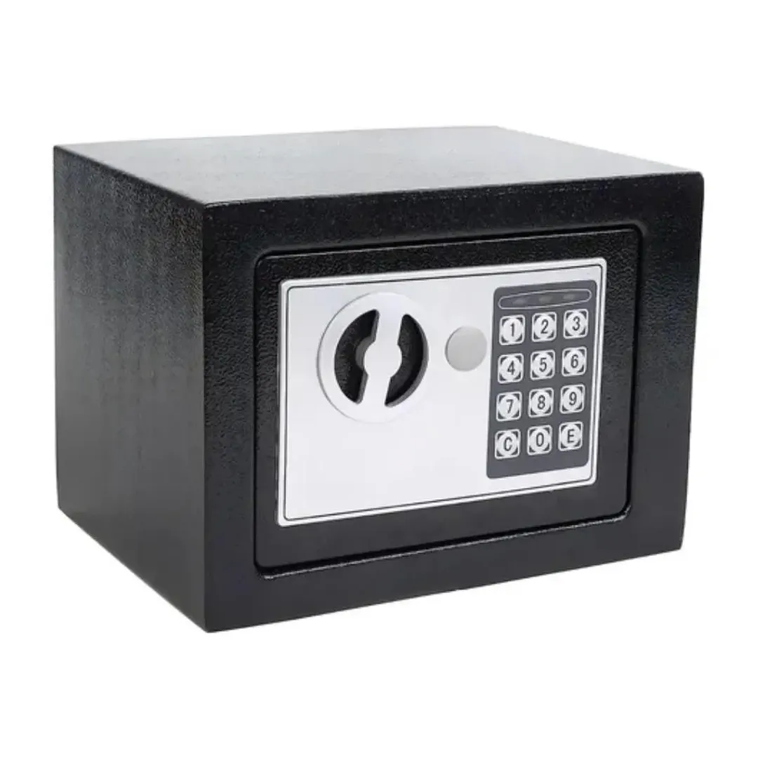 CAJA FUERTE DE SEGURIDAD DIGITAL CON LLAVE Y PIN