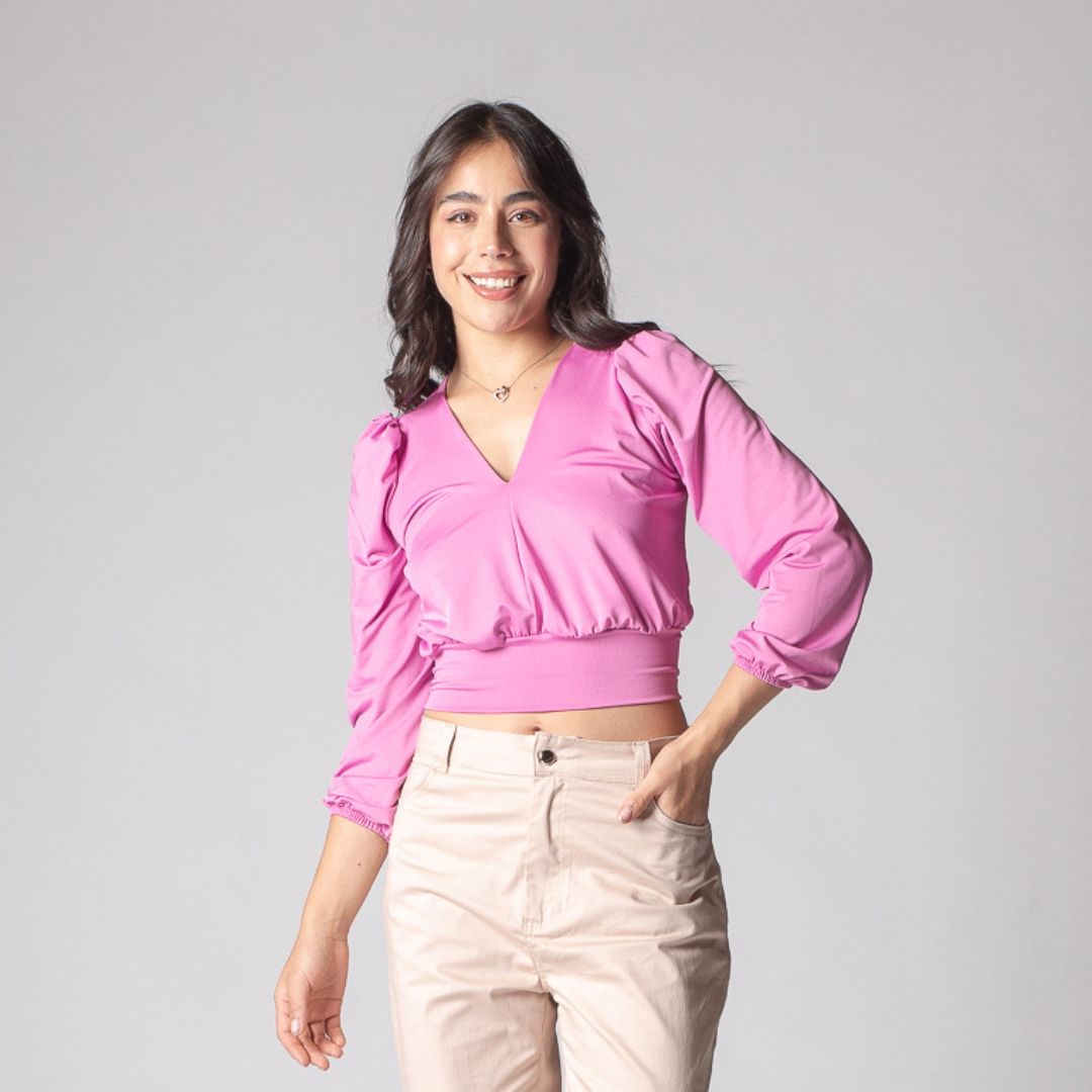 BLUSA MANGA LARGA 