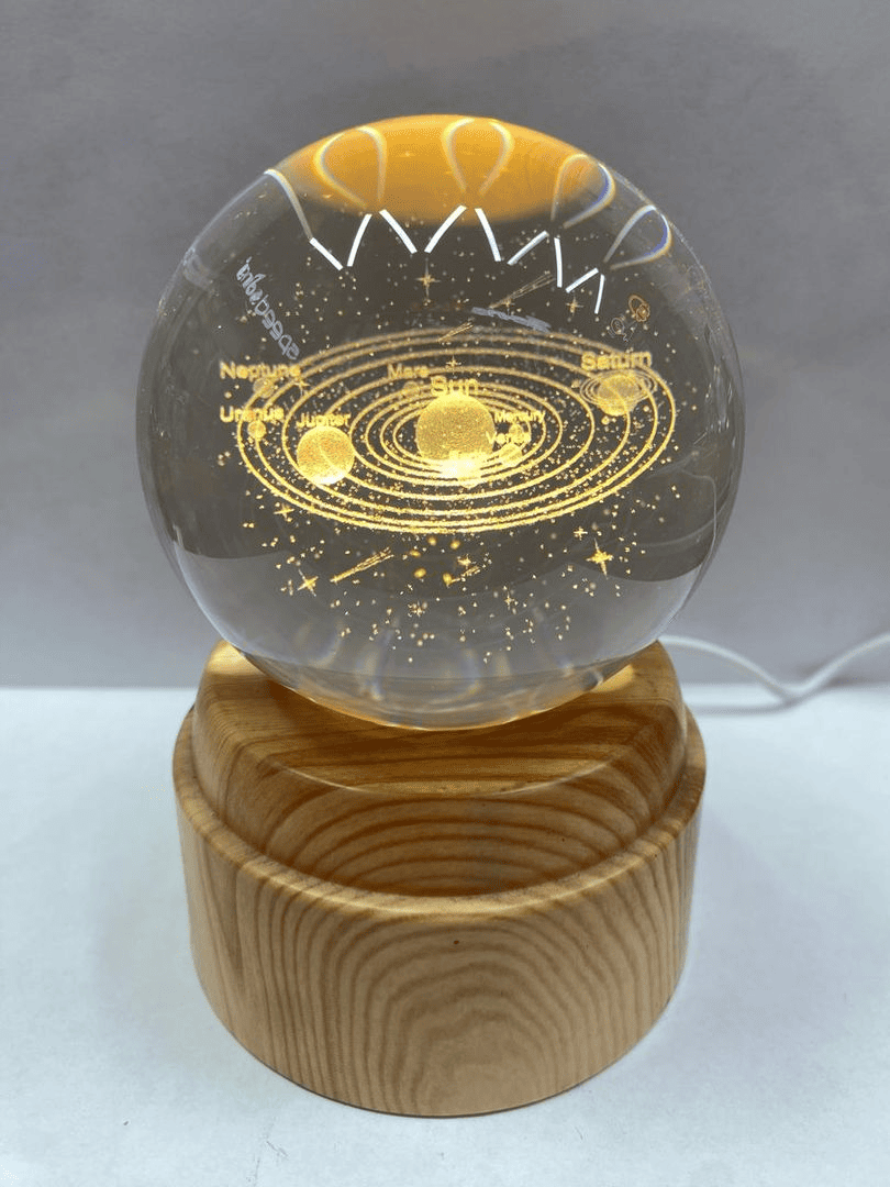 ESFERA CRISTAL REDONDA LAMPARA