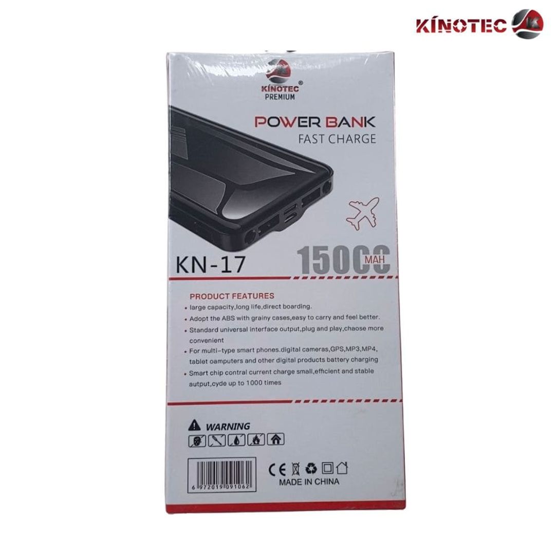 Power Bank Kinotec KN-17 – 15.000 mAh