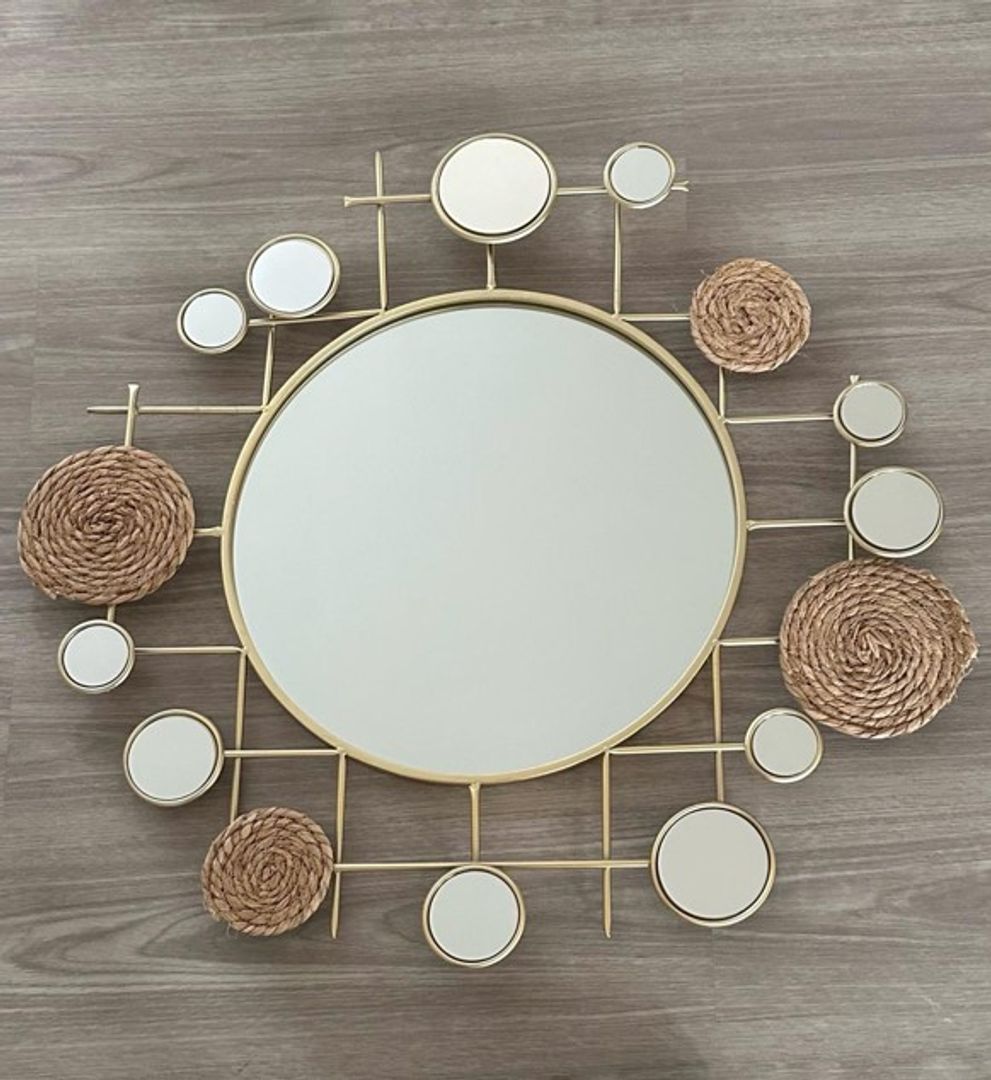 Espejo en latón de pared